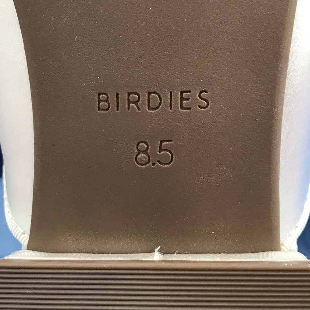 BIRDIES The Dove Satin Mule with Crystal Embellishments Size 8.5 NWT - Picture 16 of 16